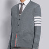 THOM BROWNE 4-Streifen nachhaltiger Wollcardigan Y1014 038 121376127 [P]