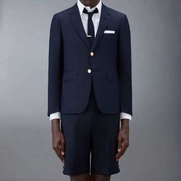 Thom Browne Classic Fit RWB Tab Super 120 Twill Wool Jacket MJC001A 00626 415 121376128