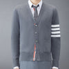 THOM BROWNE 4-Streifen Milano Stich Cardigan 00219 035 121376140 [P]
