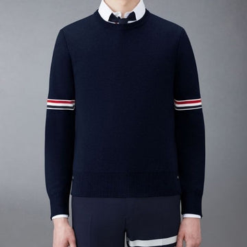THOM BROWNE RWB Arm-Bändchen Milano-Stitch Strick MKA326A Y3001 415 121376141