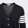 Thom Browne 4-Bar Stripe Sustainable Wool Cardigan MKC002A Y1014 415 121376159 [P]