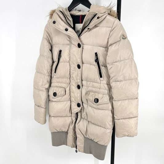Moncler Royere Women's Long Padded Hooded Jacket 121482683