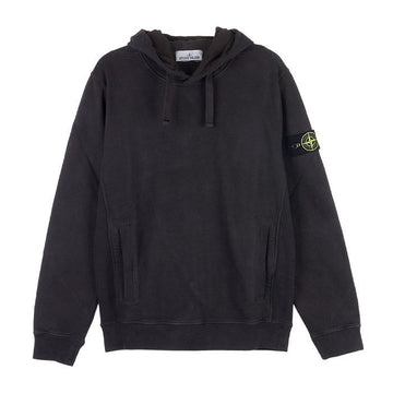 STONE ISLAND Fleece-Pocket-Hoodie Schwarz 811560820 V0029 115937839