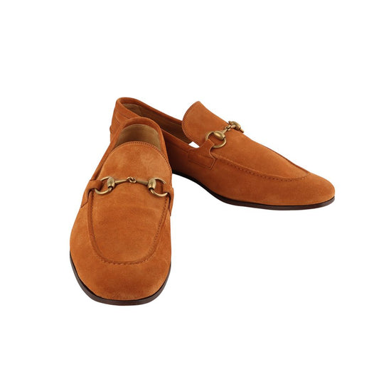 GUCCI 406994 ジョーダン ホースビット スウェード ローファー 9サイズ 34013 121512300