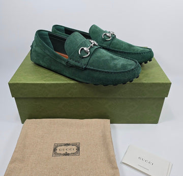 GUCCI ホースビット スエード ドライバー 275 121522277