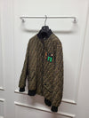 Fendi FF Monogram Jacquard Logo Patch Bomber Jacket 121526320 [P]
