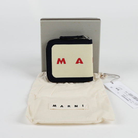 Marni Logo Knit Zipper Wallet PFMI0050Q0 121376035