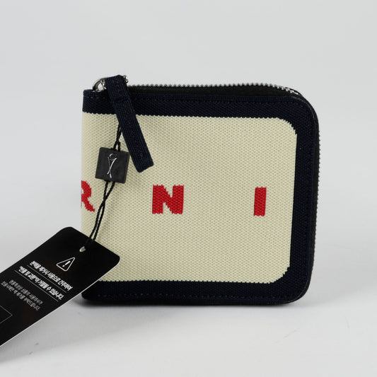 Marni Logo Knit Zipper Wallet PFMI0050Q0 121376035