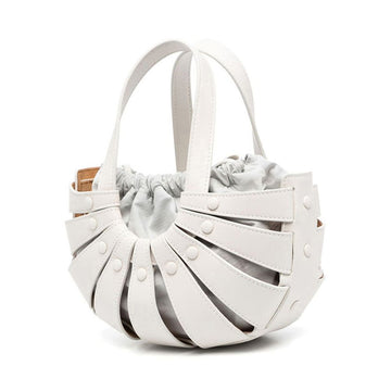 BOTTEGA VENETA ホワイトシェルバッグ 651819VMAUH9018 45905797