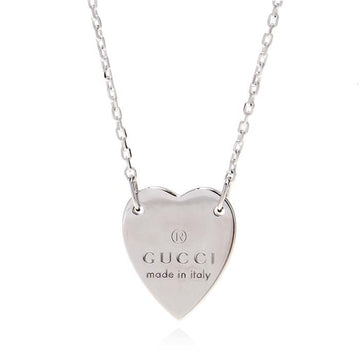 Gucci Heart Necklace Silver YBB223512001 (223512) 76584122