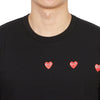 COMME DES GARCONS トリプルレッドハート半袖Tシャツ AX T337 051 1 121589567 [P]