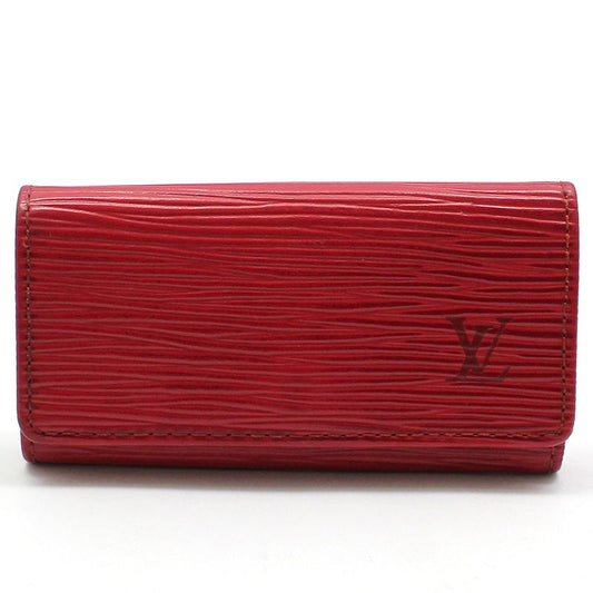 Louis Vuitton Red Epi Multi Clés 4 Key Holder Wallet M63827 121590203