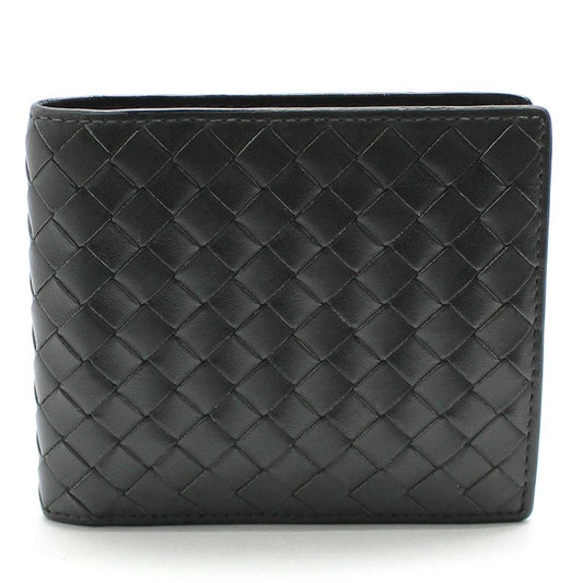 Bottega Veneta Dark Gray Intrecciato Woven Mesh Wallet 113993 121590251