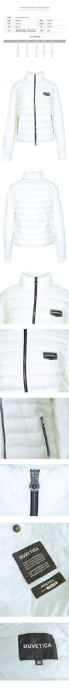 DUVETICA Benefica Logo Mix Daunenjacke Weiß VDDJ00625K0001 121610761 [P]