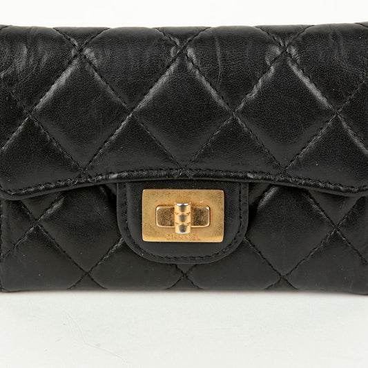 CHANEL A80831 2.55 Card Holder 121138980