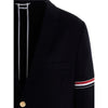 THOM BROWNE Klassische Jacke mit Armband in Navy MJU527A 03788 415 121636964 [P]