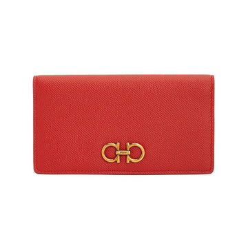 Salvatore Ferragamo Gancini Women's Long Wallet 22 D779 LIPSTICK 0746639 120684521