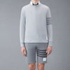 THOM BROWNE Tonal 4-Bahnen Streifen Oversized Mittelgewicht Jersey 06769 055 121655256 [P]