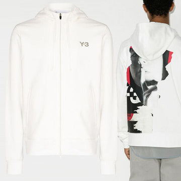 Y-3 Hooded Zip-Up with Logo Back Graphic Print GK4403 159175763 [P]