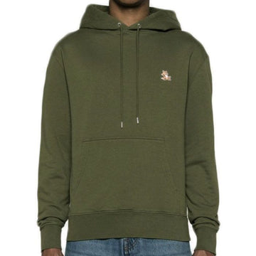 Maison Kitsune Men's Hooded Sweatshirt with Fox Patch LM00706KM0001 P384 78449502
