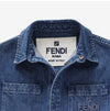 Fendi Logo Denim Jacket 144701323 [P]