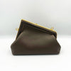 FENDI Braune Nappa Leder First Small Schultertasche 121717474 [P]