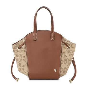 Helen Kaminski Allure Women's Tote Bag JACQUARD LATTE CUOIO BAG51680 80577894