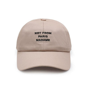 DROLE DE MONSIEUR NFPM スローガン刺繍キャップ PERM-PCAP2-BG 61327613