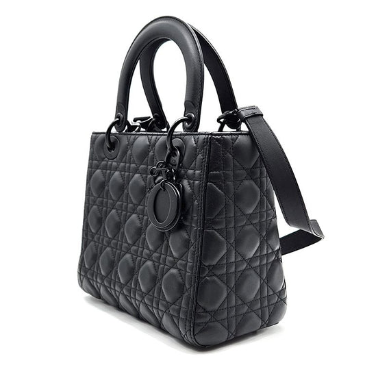 DIOR クリスチャン ウルトラマット カナージュ レディバッグ ミディアム L750594 121796983