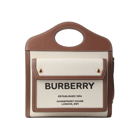 BURBERRY キャンバスツートンポケットミニクロスバッグ 34059Y 121799752