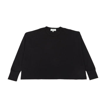 Studio Nicholson Women's Long Sleeve T-Shirt LOOP SNW 1618 BLACK 118854567