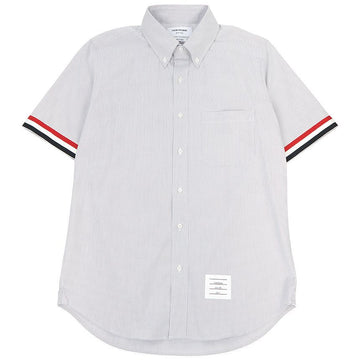 Thom Browne Limited Edition MWS252A 06272 035 Men's Short Sleeve Shirt Straight Fit 101792888