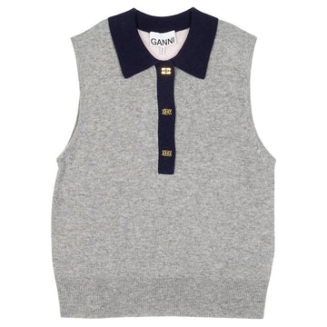 Ganni K2050 523 Women's Knit Vest 101792479