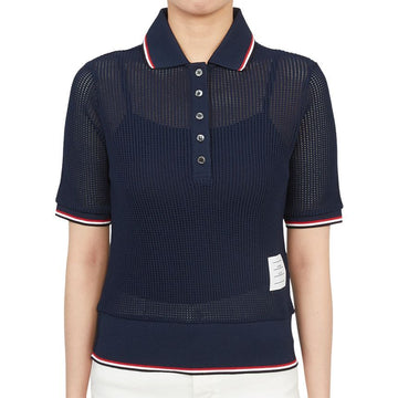 THOM BROWNE FJP077A J0070 415 レディース カラー 半袖 ニット 101788941