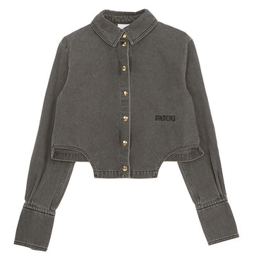 PATOU BL0270081 959A レディース クロップドデニムジャケット 101788558