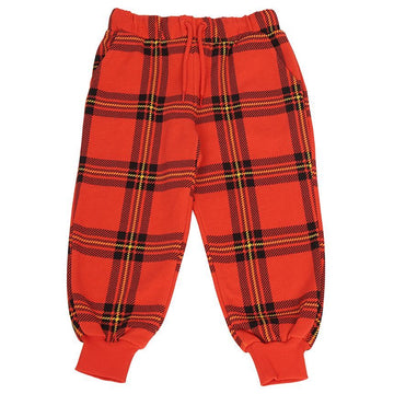 Mini Rodini Exclusive Limited Edition Red Kids Fleece Sweatpants 2313010842 101788251