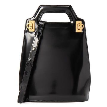 Salvatore Ferragamo 21 3494 NERO 0762502 Women's Tote and Shoulder Bag 101788165