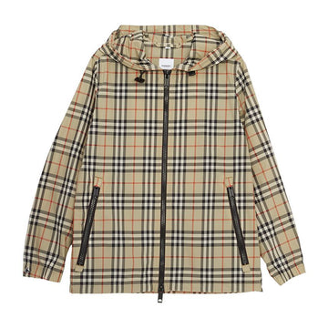 Burberry EVERTON CHK 8059490 A7028 Women's Hooded Jacket 99881793