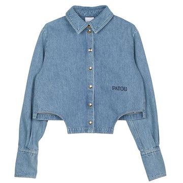 PATOU Limited Edition Batou BL0270008 630B Women's Denim Jacket 96307409 [P]