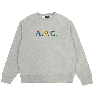 APC COGVF H27843 PLA GRIS CHINE Unisex Fleece Sweatshirt Loose Fit 94862302