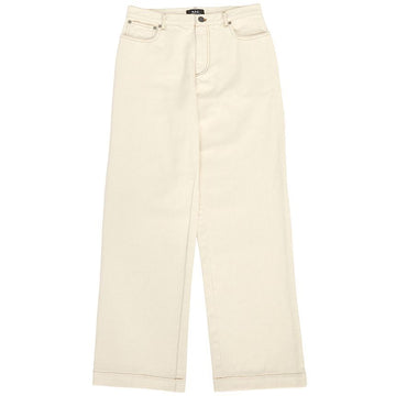 APC COFCN F09131 AAD ECRU Women's Denim Pants 94862290