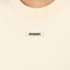 JACQUEMUS 239JS163 2341 130 Damen Fleece Sweatshirt Crop Fit 94861772 [P]