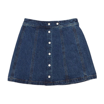 APC COGWB F06390 IAL INDIGO DELAVE Women's Denim Mini Skirt 94861563