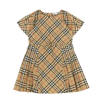 BURBERRY JADA CHK 8078340 A7028 キッズ 半袖 ワンピース (大人着用可能) 94861272