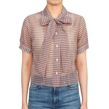 THOM BROWNE FLL171A F0523 960 レディース 半袖 ブラウス 94658001