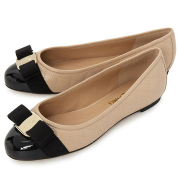 SALVATORE FERRAGAMO VARINAQ NERO 女子フラットシューズ Cサイズ 0702228_1 93991684