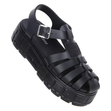MIU MIU EVA Plattform Käfig Sandalen 5X140E 3LKK F0002 F0502 77332001