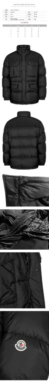 MONCLER KAMUY Logo Patch Hooded Padded Jacke Schwarz 1A000 70 53A5E 999 121966792 [P]