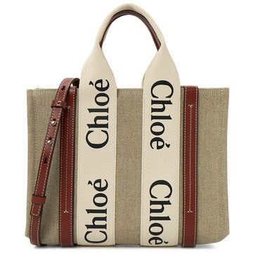 CHLOE ウッディ スモール トートバッグ 90U CHC22AS397I26 38360970