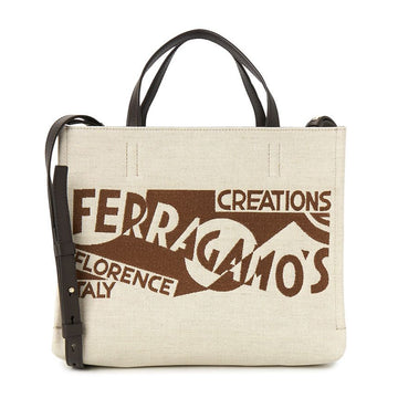 Salvatore Ferragamo Women's Tote Bag 21 9476 NATURALE 0776549 93319612